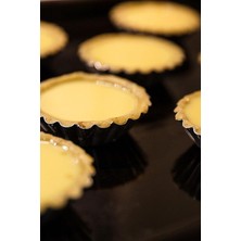 Paslanmaz Metal Yapışmaz Cupcake, Muffin, 24 Adet Kek Tartolet Kurabiye Kalıbı