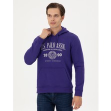 U.S. Polo Assn. Erkek Mor Sweatshirt 50293446-VR038