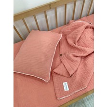 Gloyden Bebek Müslin Nevresim Takımı Pembe 100 x 150