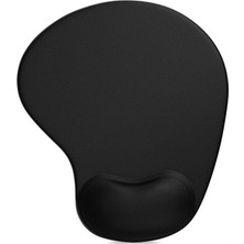 Bilek Destekli Mouse Pad - Kesik Kaymaz Mouse Ped - Fare Pedi - Kesik Oval Mouse Pedi - Oval Kesik Mousepad