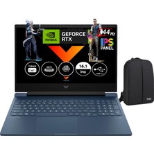 Hp Victus 7Z586EA 16-S0015NT Amd Ryzen 7 7840HS 16GB Ddr5 2tb SSD RTX4060 8gb 16.1inç 144 Hz IPS Full Hd Windows 11 Pro Gaming Laptop + Boz Çanta