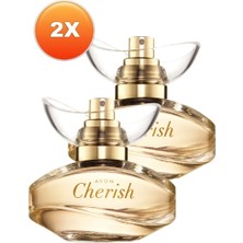 Avon Cherish Kadın EDP Parfüm Çiçeksi Koku 50 ml 2 Li Set Kadınlar İçin