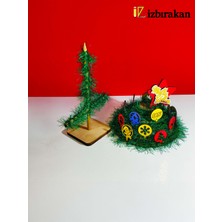 Mini Süslü Spiral Yılbaşı Ağacı 30CM