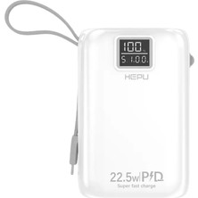 Hepu Hp A-03 30.000 Mah Power Bank 22.5W Pd Hızlı Şarj 1 To 6