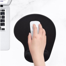 Bilek Destekli Mouse Pad - Kesik Kaymaz Mouse Ped - Fare Pedi - Kesik Oval Mouse Pedi - Oval Kesik Mousepad