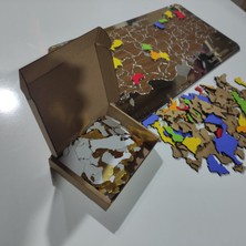 Türkiye Il-Bul Puzzle Yapboz Oyunu Gümüş Renk Mobil Uygulama Destekli