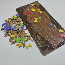 Türkiye Il-Bul Puzzle Yapboz Oyunu Gümüş Renk Mobil Uygulama Destekli