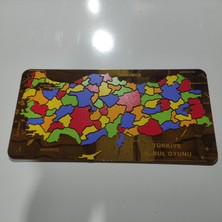 Türkiye Il-Bul Puzzle Yapboz Oyunu Altın Renk Mobil Uygulama Destekli