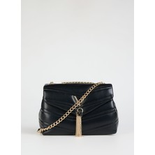 Valentino Siyah Kadın 17X9X23 cm Omuz Çantası VBS8DN10