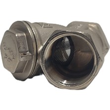 Kalde 3/4" Sarı / Krom Pislik Tutucu Su Filtresi DN20 - Threaded Strainer