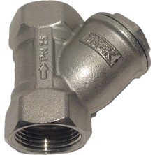 Kalde 3/4" Sarı / Krom Pislik Tutucu Su Filtresi DN20 - Threaded Strainer