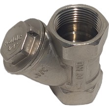 Kalde 3/4" Sarı / Krom Pislik Tutucu Su Filtresi DN20 - Threaded Strainer