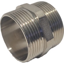 Kalde 11/2" Sarı / Krom Dişli Nipel DN40 - Chrome Nipple