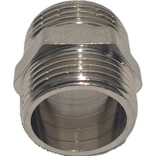 Kalde 1/2" Sarı / Krom Dişli Nipel DN15 - Chrome Nipple