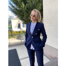 Lacivert Blazer Ceket