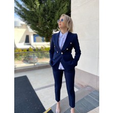 Lacivert Blazer Ceket