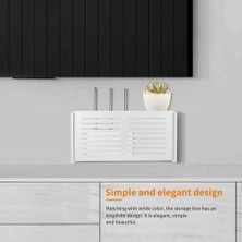 Pabiflo 2x Wifi Yönlendirici Saklama Kutusu Duvara Monte Kablosuz Panel Sh Dekor (Yurt Dışından)