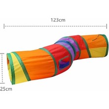 Fada Gökkuşağı S-Şekilli Evcil Hayvan Oyun Tüneli (Yurt Dışından)