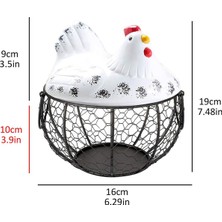 Pabiflo 2x Yumurta Sepeti, Yumurta Tutucu Sepeti, Organizatör Depolama Sepeti (Beyaz) (Yurt Dışından)