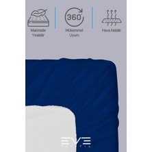 Eve Tekstil Fitted  Penye Kumaş Çift Kişilik Lastikli Çarşaf