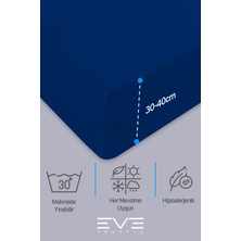 Eve Tekstil Fitted  Penye Kumaş Çift Kişilik Lastikli Çarşaf