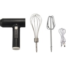 Kigiwaa El Mikseri Elektrikli Kablosuz, Mikser El Mikseri, USB Şarj Edilebilir, Pişirme Için Taşınabilir El Mikseri, Soslar, Krema, Yumurta (Yurt Dışından)
