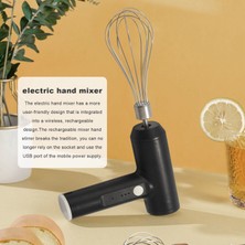 Kigiwaa El Mikseri Elektrikli Kablosuz, Mikser El Mikseri, USB Şarj Edilebilir, Pişirme Için Taşınabilir El Mikseri, Soslar, Krema, Yumurta (Yurt Dışından)