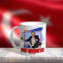 Asilmeydan Recep Tayyip Erdoğan One Minute Davos Zirvesi Sözü Kupa Bardak