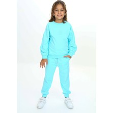 Toontoy Kız Çocuk Nakışlı Eşofman Takım