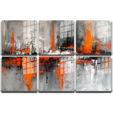Miyrem Sanat^# Gerçek Soyut-1 /içim Kıpır Kıpır   Cam Tablo 41