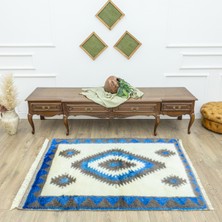 Soho Antiq Midelt Geometrik Tasarımlı Tiftik Halı 114  x  167  cm