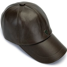 Tamer Tanca Erkek Hakiki Deri Haki Şapka 524 Emr Beyzbol Sapka Hakı