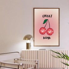 Arthub Cherry Bomb Y2K Poster Yüksek Kalite Kiraz Diskotopu Wallart Çerçevesiz Poster