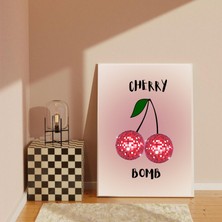 Arthub Cherry Bomb Y2K Poster Yüksek Kalite Kiraz Diskotopu Wallart Çerçevesiz Poster