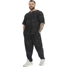 BGSM Oversize T-Shirt Teknik Kamuflaj Spor Rag Top Bgsm 3365