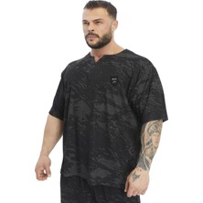 BGSM Oversize T-Shirt Teknik Kamuflaj Spor Rag Top Bgsm 3365