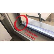 Van Aks Meşe Yapı Menteşeli Sineklik  Beyaz Renk  [UZUNLUK:200-220  x Genişlik: 70-100]