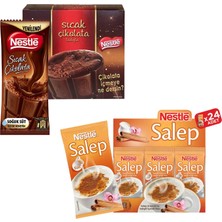 Nestle Sıcak Çikolata 24'lü + Salep 24'lü Avantaj Paketi