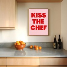 Arthub Kiss The Chef Poster Yüksek Kalite Çerçevesiz Ilham Yazılı Poster, Mutfak Poster