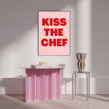 Arthub Kiss The Chef Poster Yüksek Kalite Çerçevesiz Ilham Yazılı Poster, Mutfak Poster