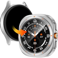 MobaxAksesuar Samsung Galaxy Watch 7 44MM Watch Ultra Görünümlü Kasa Dönüştürücü Ekran Koruyucu 25