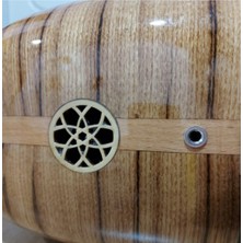 Uzun Sap Bağlama mt Kelebek Filetolu Jak Girişli Orta Kalite Saz Müzikhal Ticaret