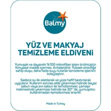 Balmy Yüz ve Makyaj Temizleme Eldiveni 300 Kullanım