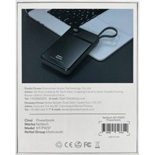 Nettech 22.5W 10000 Mah Telefon Akıllı Saat Magsafe Powerbank Taşınabilir Şarj Aleti