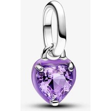 Pandora Me Mor Çakra Kalp Mini Sallantılı Charm 793042C04