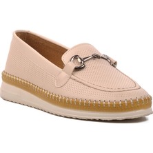 Ayakmod  Bej Kadın Günlük Ayakkabı