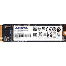 A-Data Legend 900 2tb Nvme Pcıe GEN4X4 5400MB\S 7000MB\S SLEG-900-2TCS  M.2 2280 SSD Disk