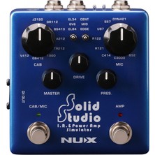 Nux Solid Studio IR ve Power Amfi Simulatorü