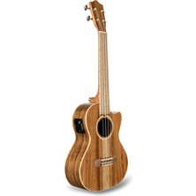 Lanikai ACS-CET Acacia Solid Top Tenor Elektro Ukulele