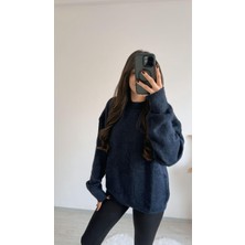Stars Geniş Kol Basic Yumoş Salaş Kazak Lacivert